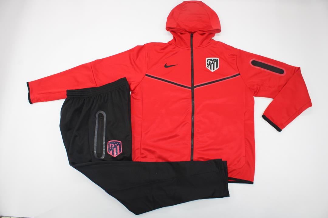 AAA Quality Atletico Madrid 22/23 Hoodie Tracksuit - Red